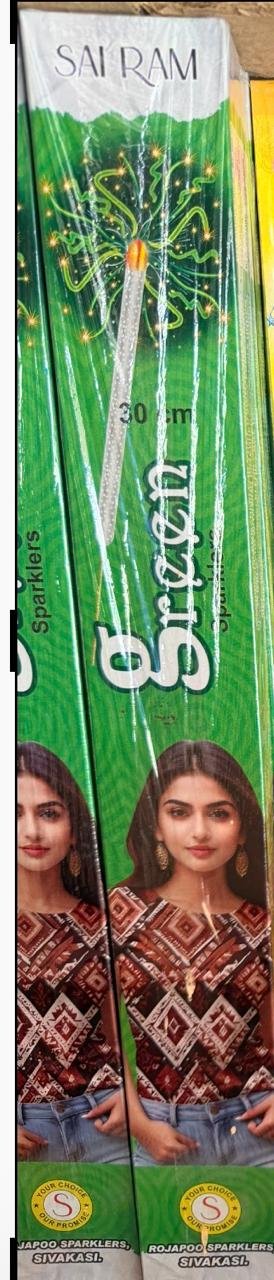 30cm GREEN SPARKLERS